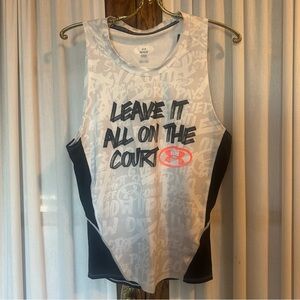 Under Armour Heat Gear Leave It All On The Court Alter Ego Compression Tank Top